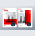 brochure template layout design corporate vector image