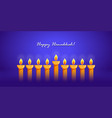 holiday hanukkah hanukkah vector image vector image