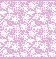 seamless white lace vector image vector image
