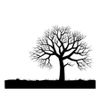 alone tree vector image