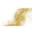 gold glitter texture vector image