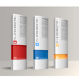 infographic option banner box design vector image vector image