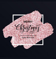 Merry christmas lettering Royalty Free Vector Image