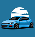 automotive sport car vector image vector image