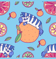 cute seamless pattern art vector image vector image