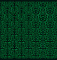 seamless pattern with decorative ornament plants vector image vector image