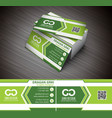 creative business card vector image vector image