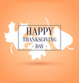 colorful poster happy thanksgiving vector image
