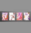 abstract painting can be used as a trendy vector image vector image