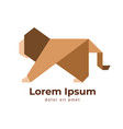 lion logo icon symbol vector image
