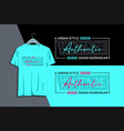 authentic typography design print for t-shirts vector image vector image