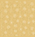 christmas background with snowflakes and balls vector image