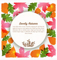 abstract autumn background vector image vector image