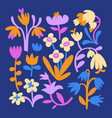floral set vector image vector image