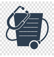 icon doctors day silhouette vector image