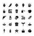 food icons 2 vector image