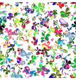 colorful flower texture isolated on white vector image