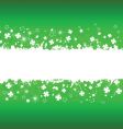 grunge shamrock background vector image vector image