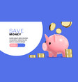 financial horizontal banner vector image vector image