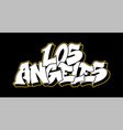 graffiti style lettering text design vector image vector image