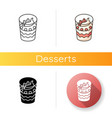 parfait icon vector image
