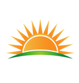 sunshine logo vector image vector image