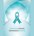 cervical cancer vector image