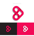 nonstop music movie logotype player audio vector image vector image