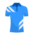 sports polo shirt for sportive activities vector image vector image