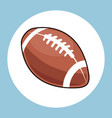 american football ball equipment icon vector image