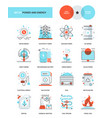 power and energy vector image vector image