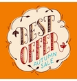 best offer vector image vector image