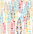 pattern autumn leaves vector image