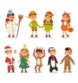 kids costume vector image