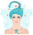 scorpio zodiac sign as a beautiful vector image vector image