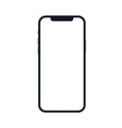 mobile smartphone phone mockup isolated on white vector image
