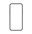 new version realistic black frameless slim vector image