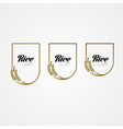 premium rice great quality vector image