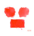 set of red paint splashes backgrounds vector image