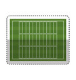 american football field icon vector image vector image
