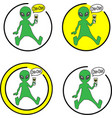 area51 ufo alien vector image