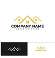 house logo template creative design vector image