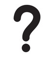 question mark vector image