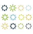 circular signs vector image vector image