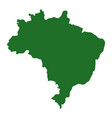 Brazil map isolated icon Royalty Free Vector Image