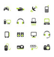 devices icon set vector image