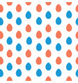 seamless pattern with easter eggs vector image vector image