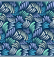 abstract hand drawn seamless pattern vector image