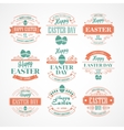 set easter holiday typography vector image vector image