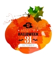 halloween watercolor effect vector image